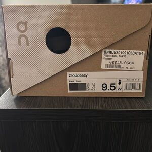 Black cloud easy 9.5 sneaker